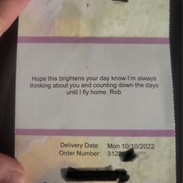 My Message card the was the Roses