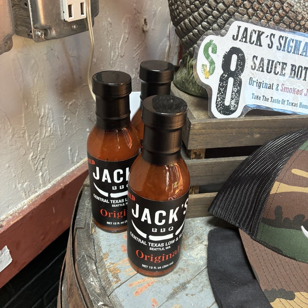 Jack's BBQ - Bellevue - Bottle of Jack's Original BBQ Sauce - Cocktail Bars Near Me - Redmond, Washington