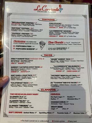 Menu photo 3 La Corriente Oceanside, CA Menu photo 3 La Corriente Oceanside, CA