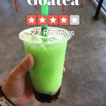 Goatea - Yum yum. Honeydew boba - Bubble Tea Near Me - Kent, Washington
