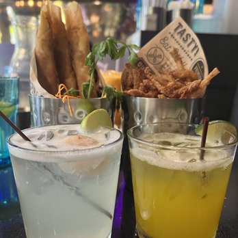ViV - Crispy Spring Rolls, Lychee Margarita... Crispy Fish Bites & Mango Margarita - Thai Near Me - New York, New York ViV - Crispy Spring Rolls, Lychee Margarita... Crispy Fish Bites & Mango Margarita - Thai Near Me - New York, New York