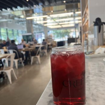 Creeds Coffee Bar - Hibiscus drink - Cafes Near Me - Toronto, Ontario