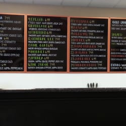 The Sandwich Spot - Our menu