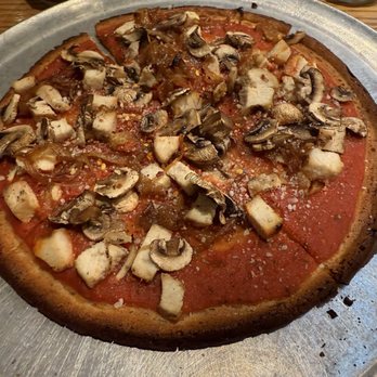 BarDough - Chicken Bacon Ranch without cheese added mushrooms (gf crust) - Bars Near Me - New York, New York