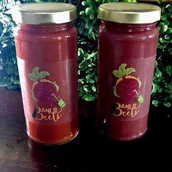 Banis Beets - Beet It - Beet, Cucumber, Carrot, Apple, Lemon, Ginger/ Purple Rain - Red Cabbage, Cantaloupe, Blueberry, Apple, Beet, Lemon, Ginger - Health Markets Near Me - Chicago, Illinois