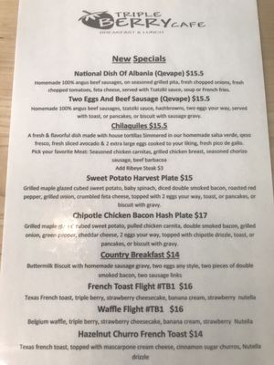 Menu photo 1 Triple Berry Cafe Elgin, IL