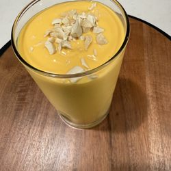 Sweet mango blended with yogurt.
