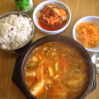 Shin's Korean Restaurant - seafood stew, kimchi, and shredded radish - Korean Near Me - Mount Pleasant, Michigan Shin's Korean Restaurant - seafood stew, kimchi, and shredded radish - Korean Near Me - Mount Pleasant, Michigan