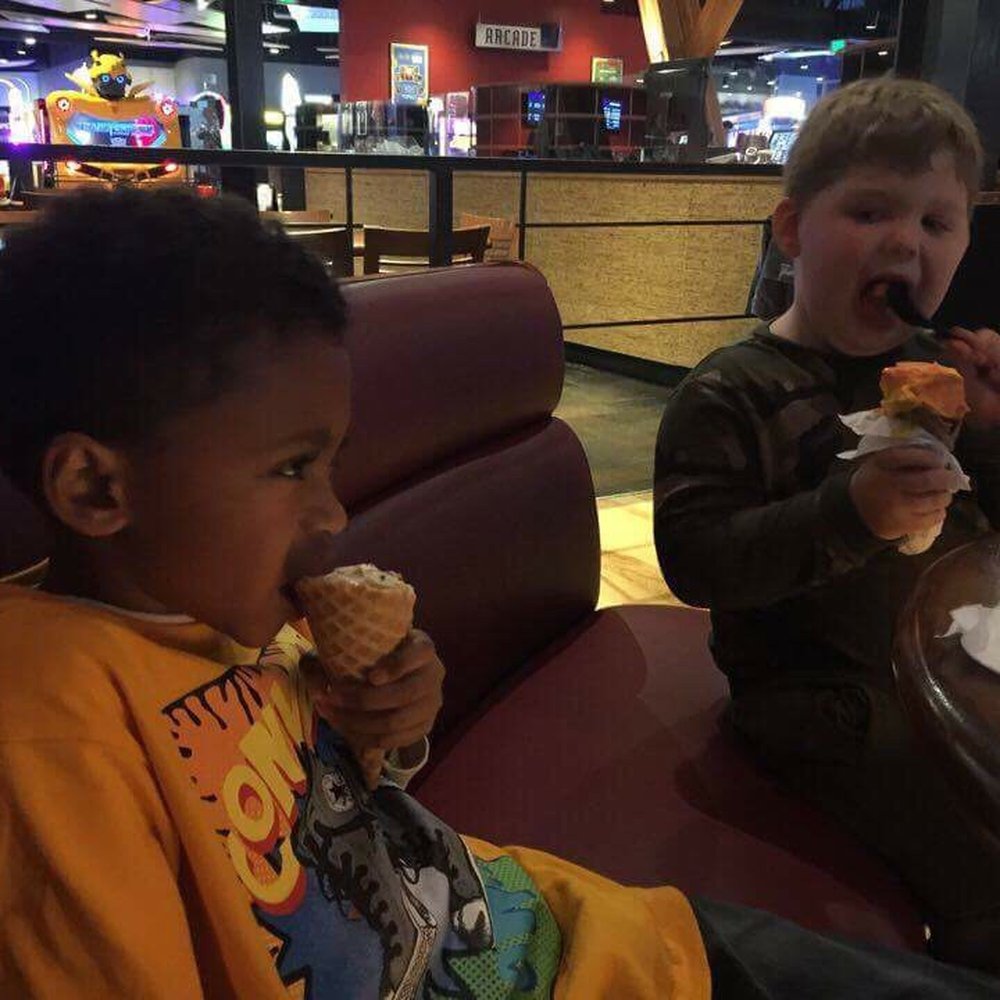 Big Al's - One of our many adventures here! They love ice cream! - Sports Bars Near Me - Vancouver, Washington