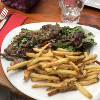 Les P'tites Indécises - (Presumably) steak & chips - French Near Me - Paris, 75