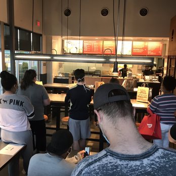 Chipotle Mexican Grill - It's packed. More people to left and right. I left. No food. No refund. Not worth dying for. - Mexican Near Me - Schenectady, New York