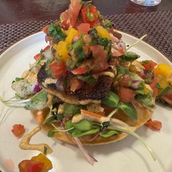 Brick House Mercantile & Artisan Kitchen - mahi-mahi tostada - Comfort Food Near Me - Dousman, Wisconsin