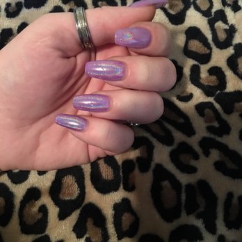 Lacey Nails - Purple holographic gel nails today! - Nail Salons Near Me - Lacey, Washington Lacey Nails - Purple holographic gel nails today! - Nail Salons Near Me - Lacey, Washington
