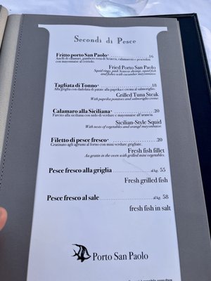 Menu photo 5 Porto San Paolo Sciacca, AG