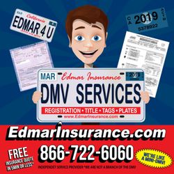Edmar Insurance and DMV Services - Saving you time with no DMV lines #DMValterntive #YOURminiDMV