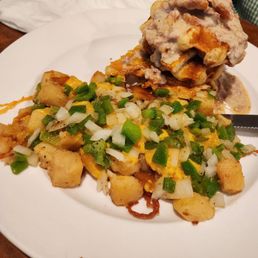 Chicken and waffles