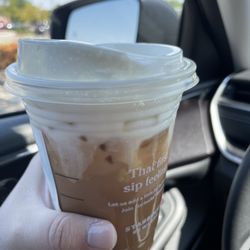 Starbucks - Pumpkin spice latte with salted caramel cold foam