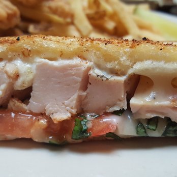 Tony Roma's - Chicken Caprese "Panini". People really need to learn what a Panini is.. this is a toasted Sandwich - Barbeque Near Me - Anaheim, California Tony Roma's - Chicken Caprese "Panini". People really need to learn what a Panini is.. this is a toasted Sandwich - Barbeque Near Me - Anaheim, California