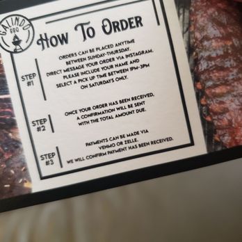 Galindo BBQ - How to order! - Caterers Near Me