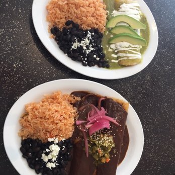 Casa Latina - Avocado & Veggie Verde enchilada and Tamales de Abuela.  Can't wait to try the pastries, too. - Mexican Near Me - Berkeley, California