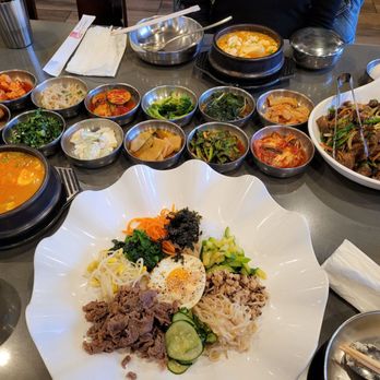 Tofu Plus - Chicken tofu soup, beef tofu soup, beef bibimbap, beef japchae, and banchan - Korean Near Me - Cupertino, California Tofu Plus - Chicken tofu soup, beef tofu soup, beef bibimbap, beef japchae, and banchan - Korean Near Me - Cupertino, California