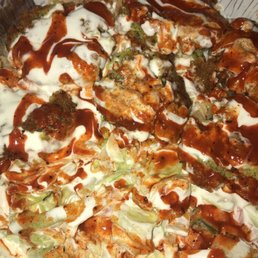 Falafel Over Rice Platter
