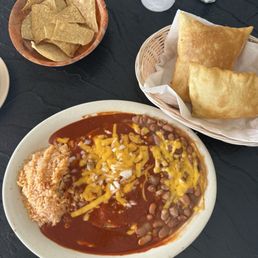 Red chile cheese enchilada Red chile cheese enchilada