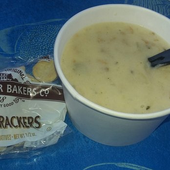 Harbor Fish Cafe - Clam chowder. Salty. Not enough flavor. - Seafood Near Me - Carlsbad, California