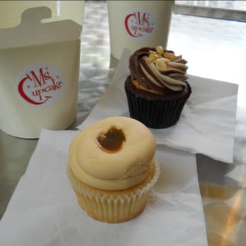 Ms. Cupcake - Vegan cupcakes from Ms Cupcake, London.
Salted caramel (front) and peanut butter (back). Unfortunately only one was mine. - Desserts Near Me - London, XGL Ms. Cupcake - Vegan cupcakes from Ms Cupcake, London.
Salted caramel (front) and peanut butter (back). Unfortunately only one was mine. - Desserts Near Me - London, XGL