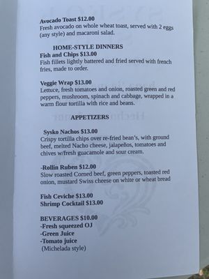 Menu photo 2 Sysko K Subs Kapaa, HI