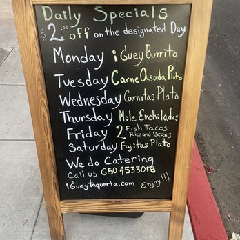 iGuey Taqueria - They have daily deals! - Mexican Near Me - San Carlos, California iGuey Taqueria - They have daily deals! - Mexican Near Me - San Carlos, California