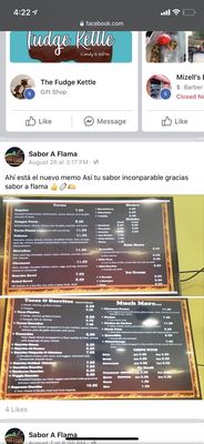 Menu photo 3 Sabor A Flama Indianapolis, IN Menu photo 3 Sabor A Flama Indianapolis, IN