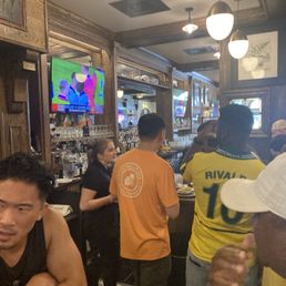 Inside bar with plenty of TVs Inside bar with plenty of TVs