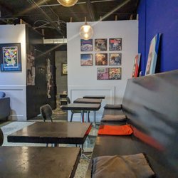 Black Hole Coffee House - Seating along the back wall