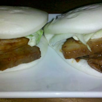 IPPUDO NY - Hirata Buns - steamed pork buns spicy buns sauce (5/5) - Ramen Near Me - New York, New York