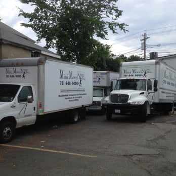 Mini Moves & More - Trucks back at the yard and resting for another long day tomorrow - Movers Near Me - Arlington, Massachusetts Mini Moves & More - Trucks back at the yard and resting for another long day tomorrow - Movers Near Me - Arlington, Massachusetts