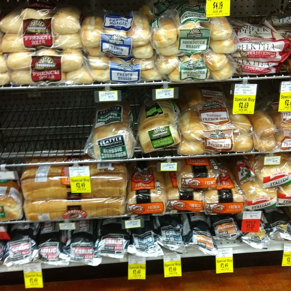 a variety of breads and pastries