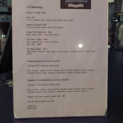 Seabreeze At Stanley - Take Away menu, grab one and eat at the wharf