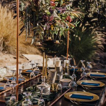 Creative Happens - Heiss Wedding 10/2/2021 - Amanda helped to coordinate the cater and laying out the plates, chargers, napkins, and glassware. - Wedding Planning Near Me