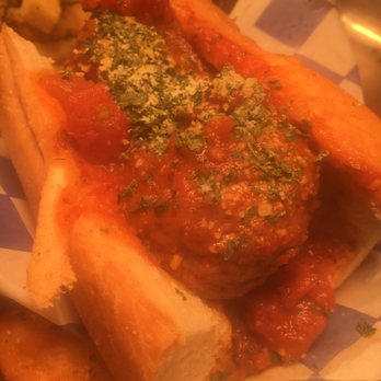 ROGUE Curbside Kitchen - a meatball sandwich and french fries - Food Trucks Near Me ROGUE Curbside Kitchen - a meatball sandwich and french fries - Food Trucks Near Me
