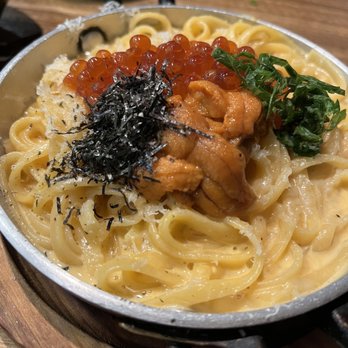 Kiraku - Uni pasta - Tapas/Small Plates Near Me - Berkeley, California Kiraku - Uni pasta - Tapas/Small Plates Near Me - Berkeley, California