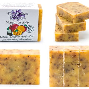 Emz Blendz Soap - Happy Mango Tea handmade soap - Cosmetics & Beauty Supply Near Me - Ashland, Oregon
