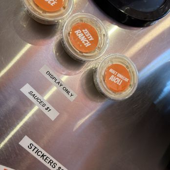 Proudly Serving - Sauces - Burgers Near Me - Long Beach, California