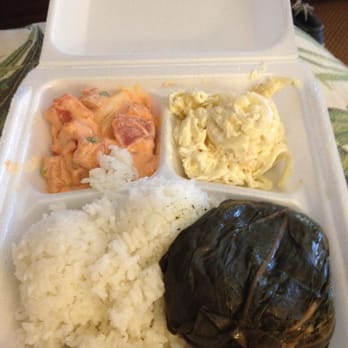 Pono Market - Spicy ahi poke, lau lau and Mac salad. Delicious - Hawaiian Near Me - Kapaa, Hawaii Pono Market - Spicy ahi poke, lau lau and Mac salad. Delicious - Hawaiian Near Me - Kapaa, Hawaii