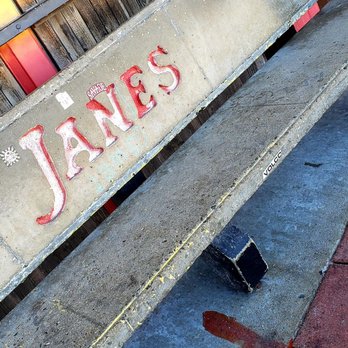 Jane's Corndogs - bench out front - Food Stands Near Me - Newport Beach, California