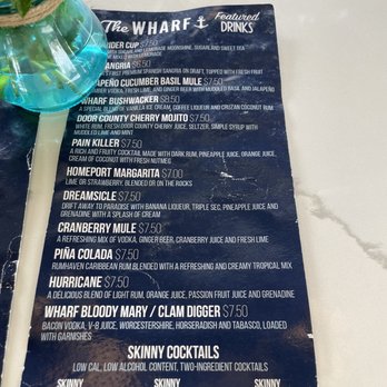 The Wharf - Love the skinny cocktail options! - Bars Near Me - Manitowoc, Wisconsin The Wharf - Love the skinny cocktail options! - Bars Near Me - Manitowoc, Wisconsin
