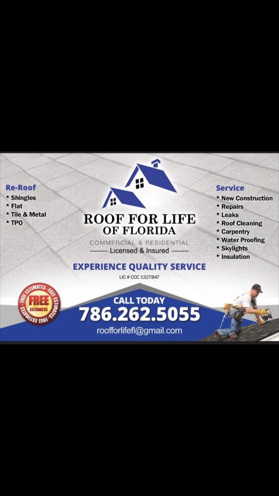 Slide of Roof For Life