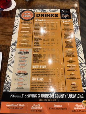 Menu photo 2 Burg & Barrel Leawood, KS Menu photo 2 Burg & Barrel Leawood, KS