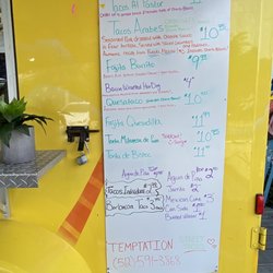 Temptation Street Tacos - Menu