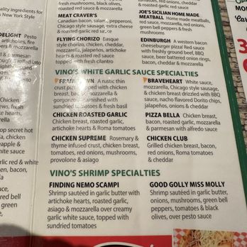 Vino's Pizza - Menu - Pizza Near Me - Carson City, Nevada